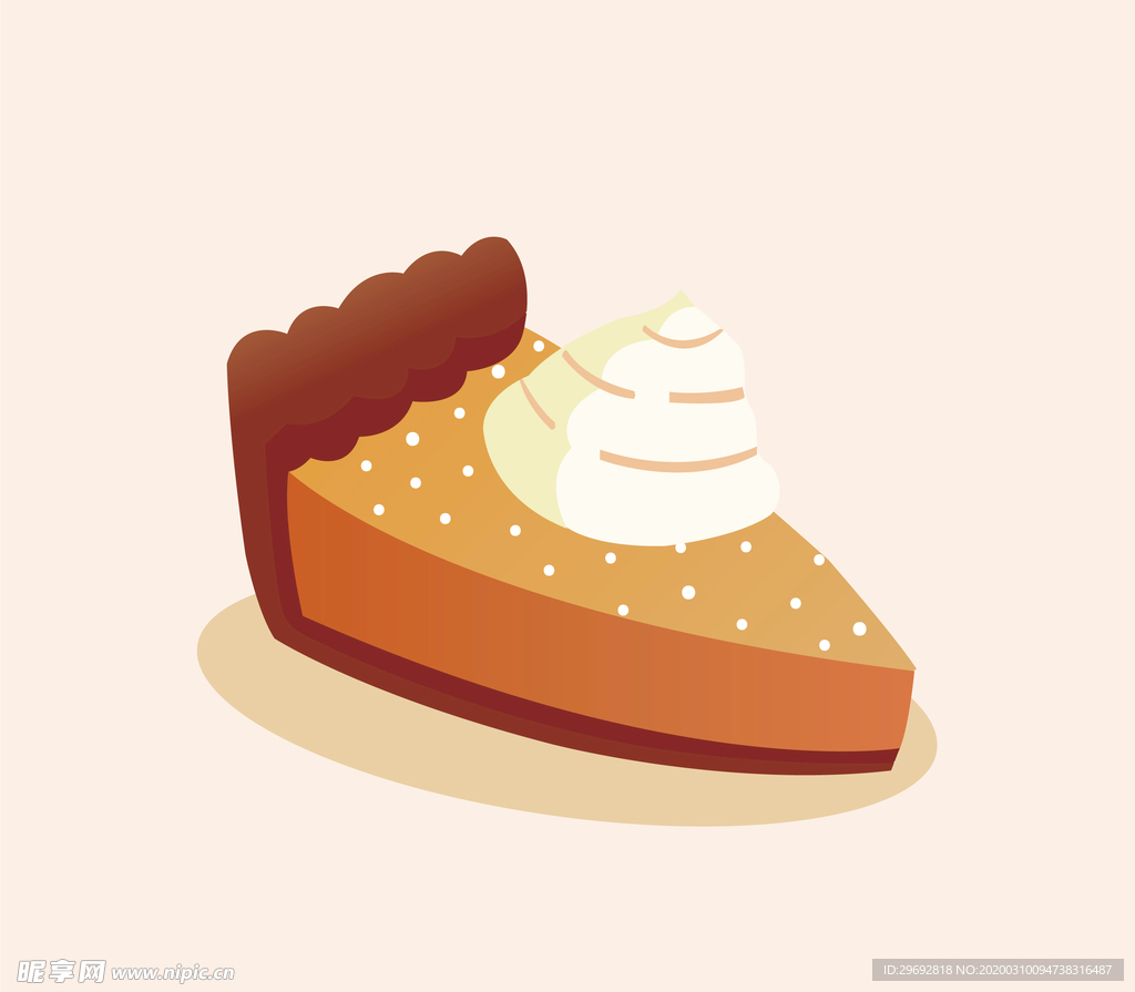 矢量蛋糕面包素材