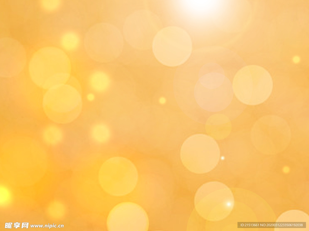 金色光圈背景