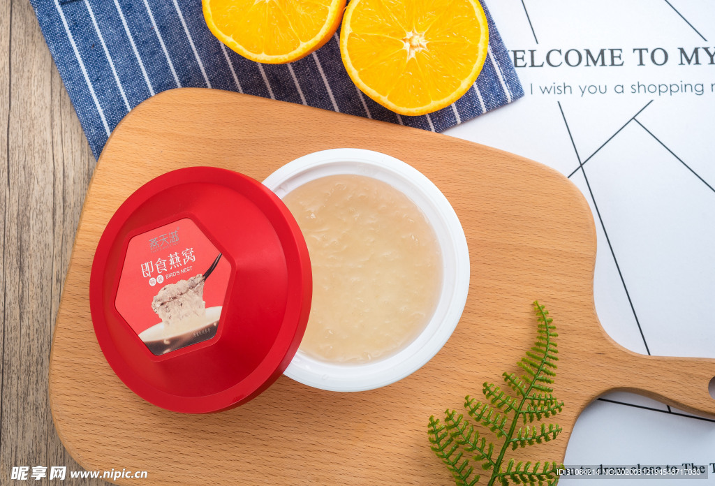 燕天滋开碗即食燕窝红碗照片