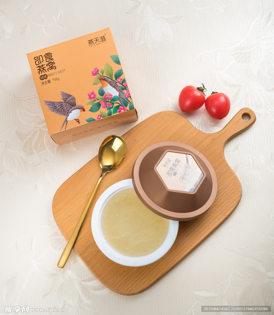 燕天滋开碗即食燕窝金碗照片