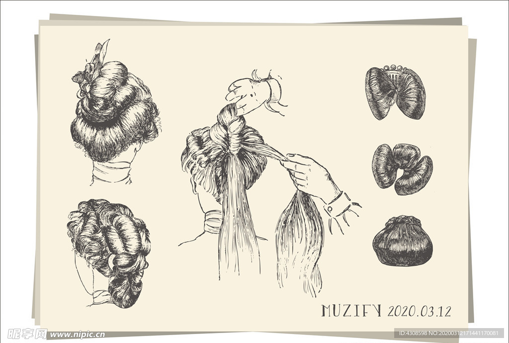 3款入欧洲贵妇发型