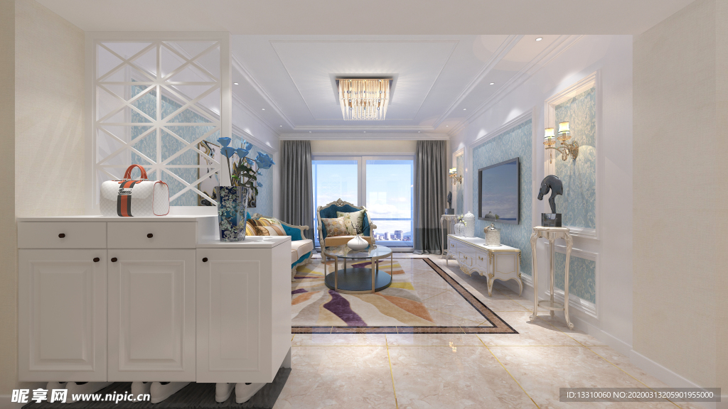 简欧家装效果图