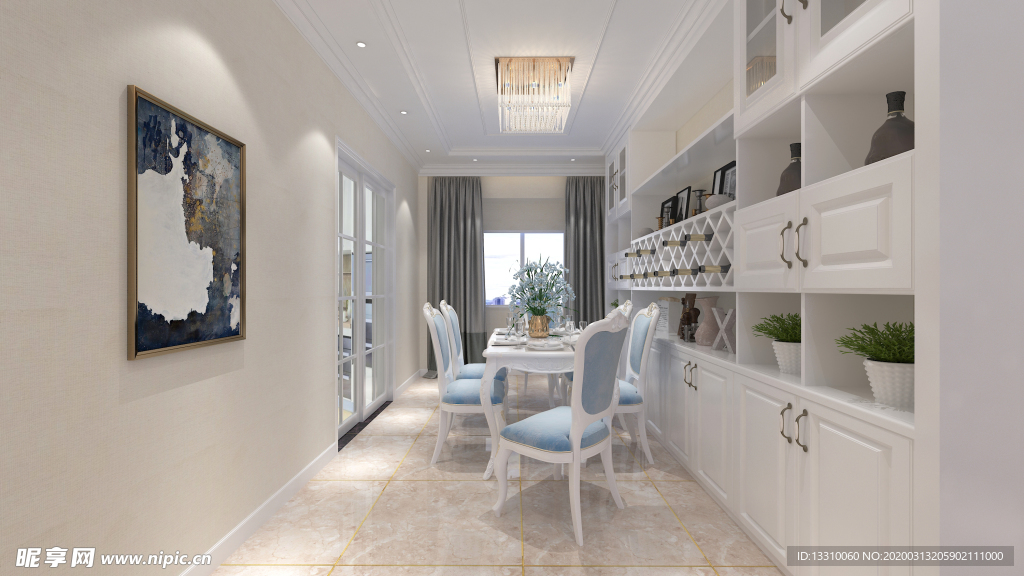 简欧家装效果图