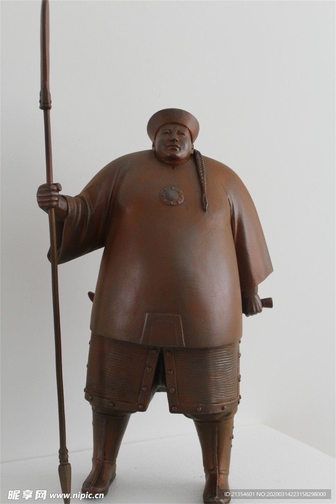 清兵雕塑