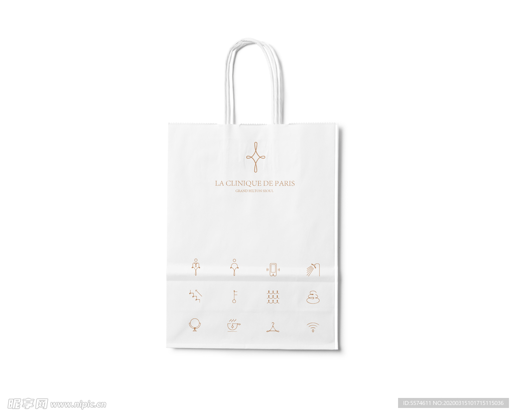 牛皮手提袋样机