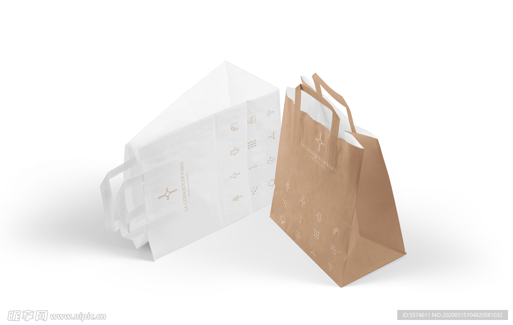 牛皮手提袋样机