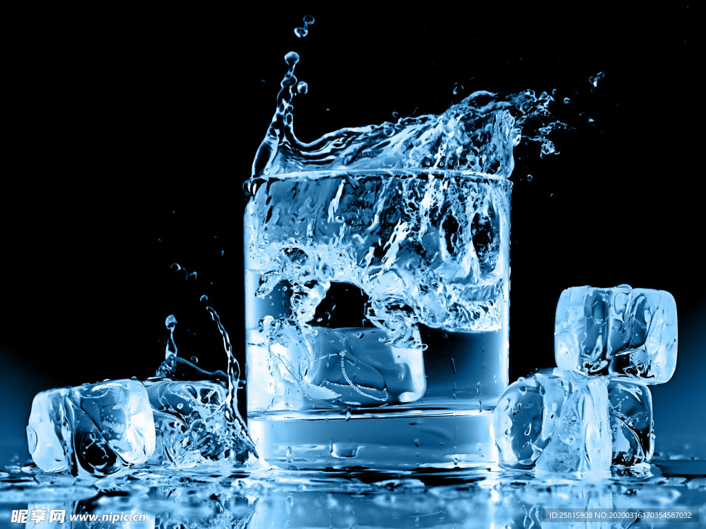 冰块可乐汽水冰饮图片