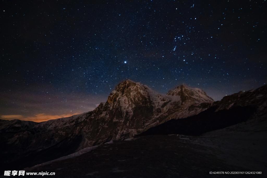 夜晚的星空