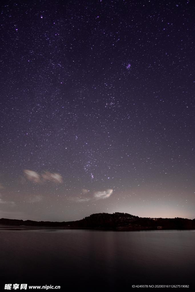 夜晚的星空
