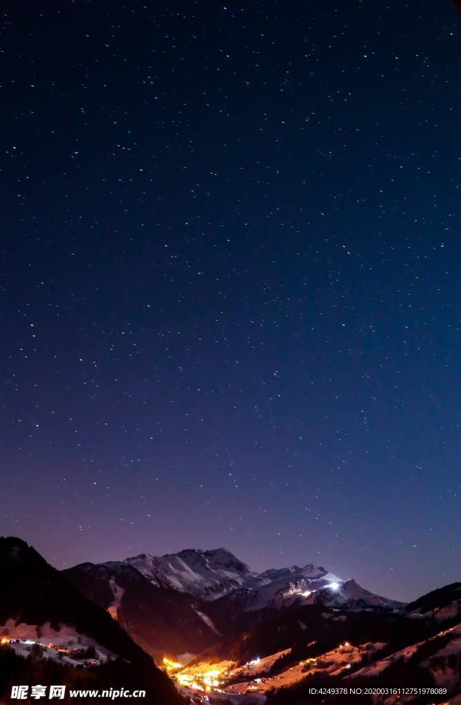 夜晚的星空