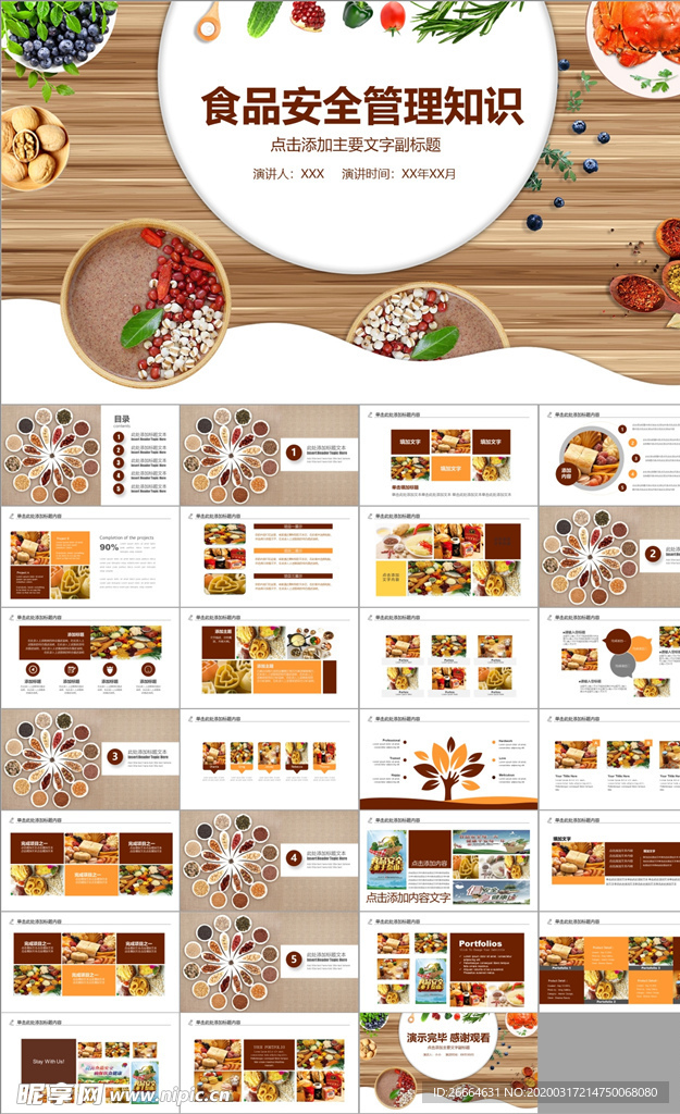 食品安全管理知识PPT