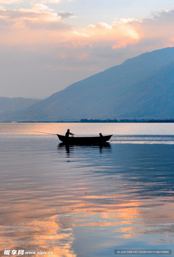 彩霞日出夕阳火烧云图片