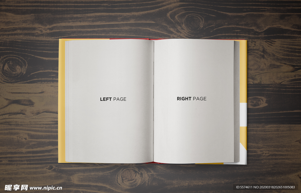 硬壳厚书籍样机