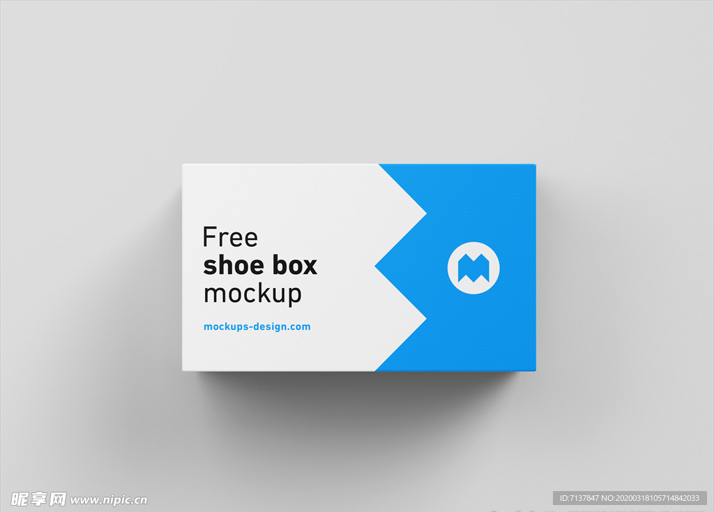 鞋盒纸盒包装盒样机
