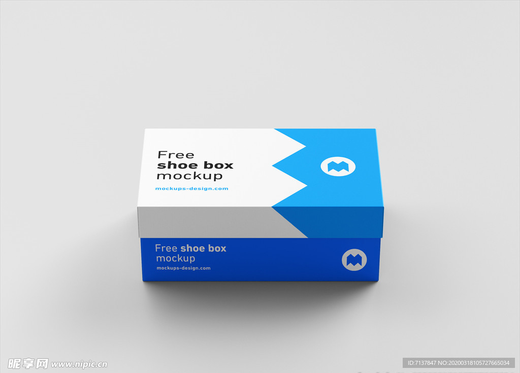 鞋盒纸盒包装盒样机