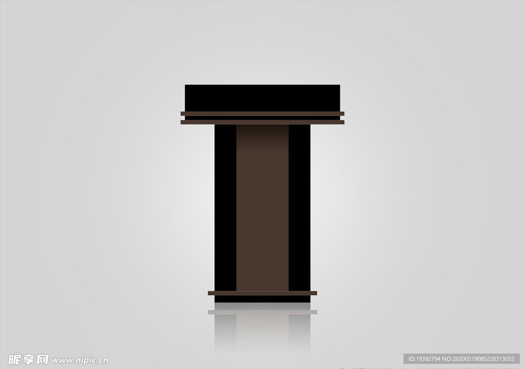 讲台样机VI应用效果样机