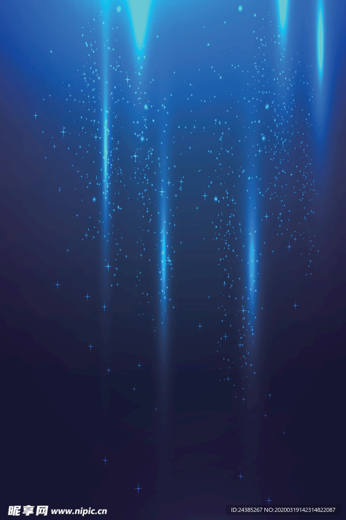 蓝色光效背景