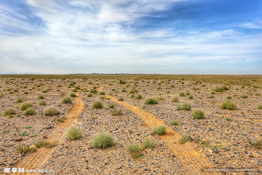 沙漠戈壁荒野遗迹图片