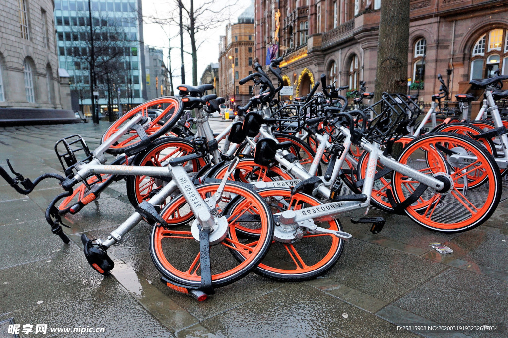 自行车共享单车车技图片