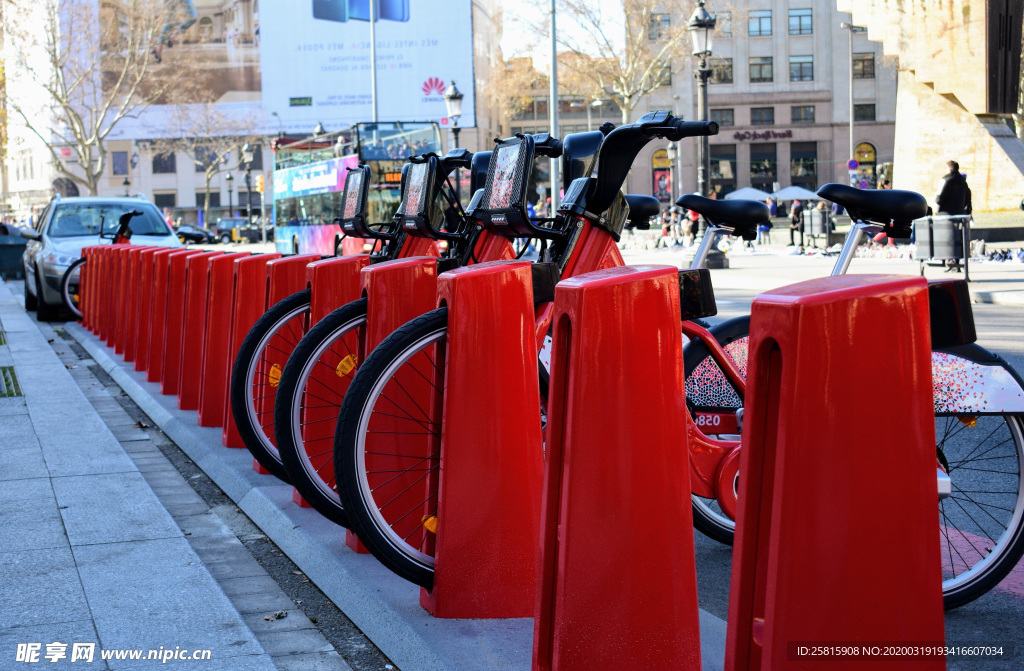 自行车共享单车车技图片