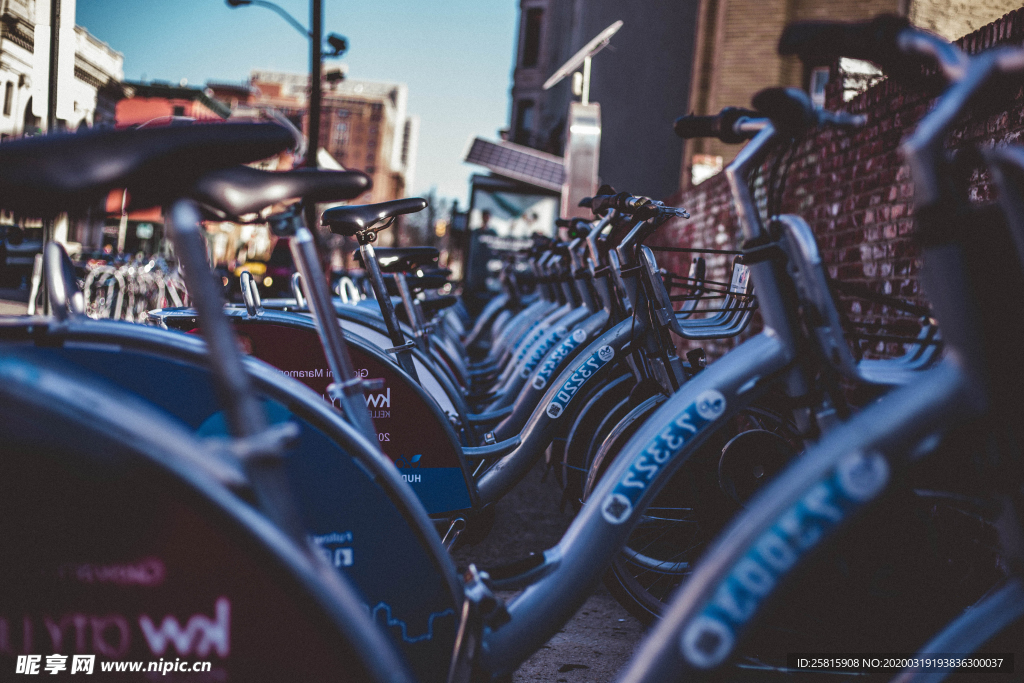 自行车共享单车车技图片