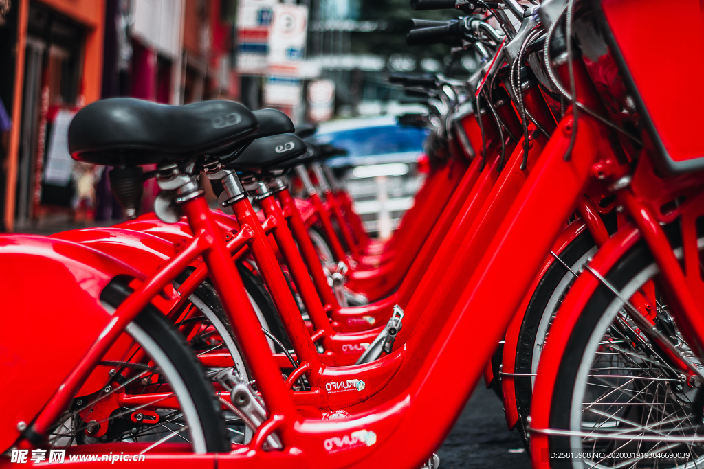 自行车共享单车车技图片