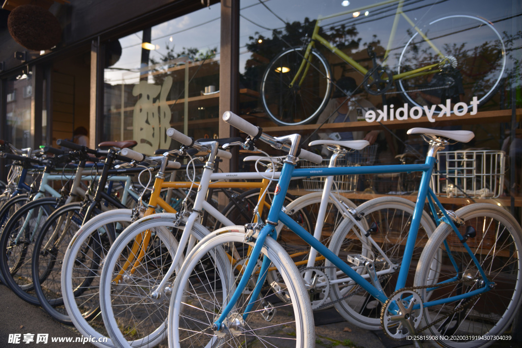 自行车共享单车车技图片
