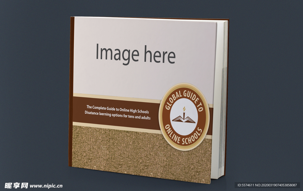 正方形画册样机