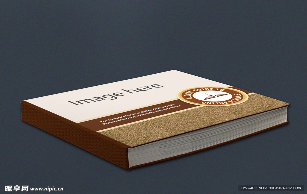 正方形画册样机