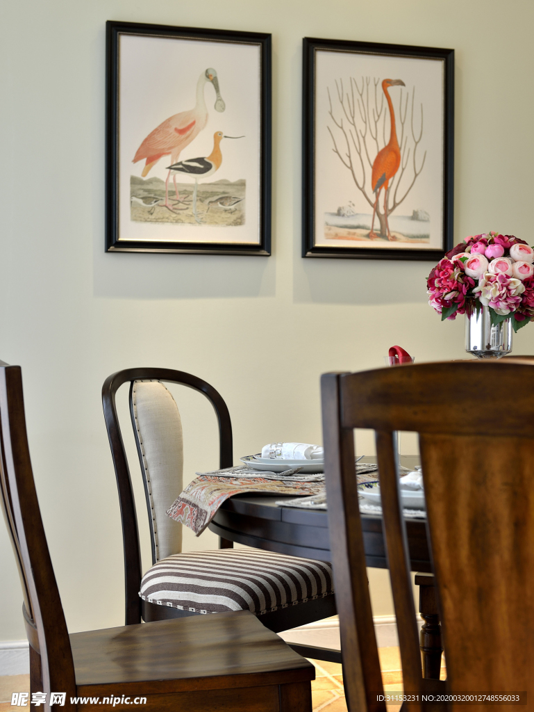 挂画 餐桌