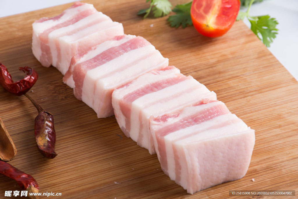 猪肉五花肉冷鲜肉图片