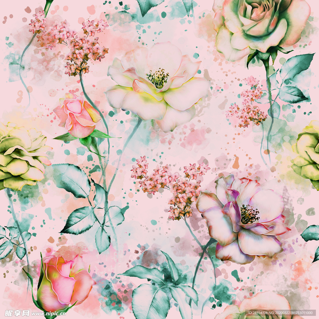 扎染  花  设计   图案