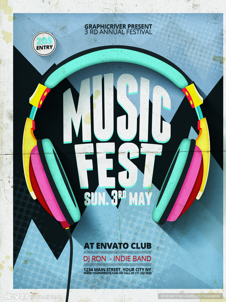 时尚创意英文海报