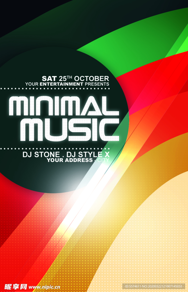 时尚创意英文海报