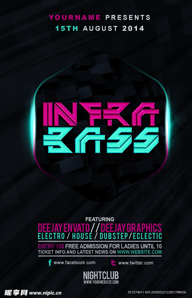 时尚创意英文海报