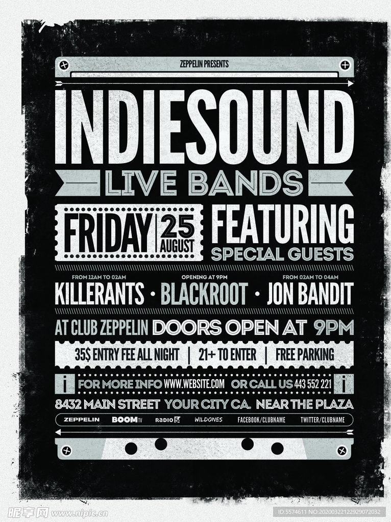 时尚创意英文海报