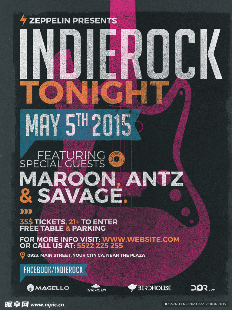 时尚创意英文海报