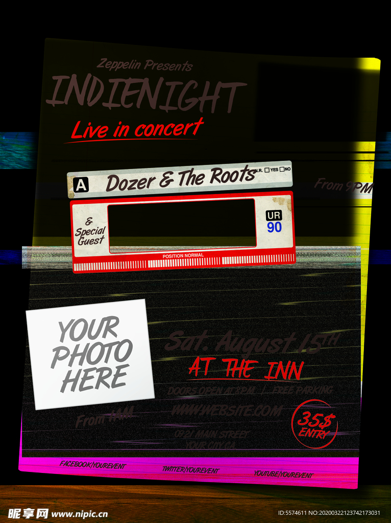 时尚创意英文海报