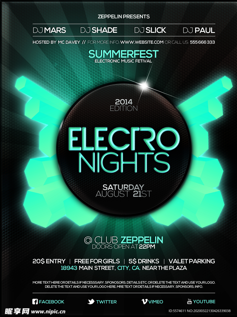 时尚创意英文海报