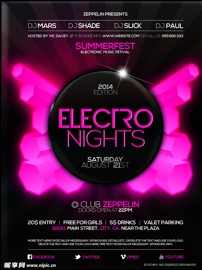 时尚创意英文海报