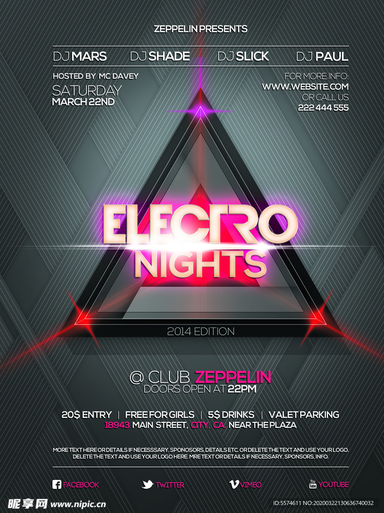 时尚创意英文海报