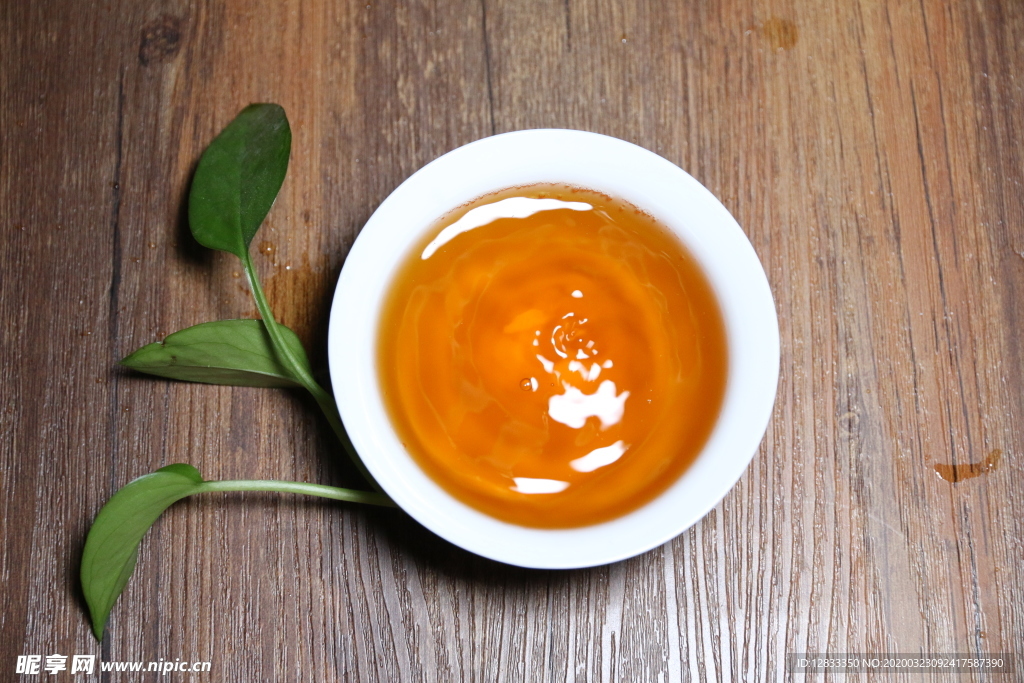 红茶 摄影 九曲红梅 茶叶茶底