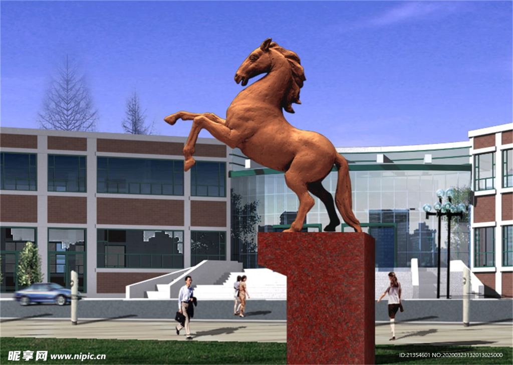 天马雕塑