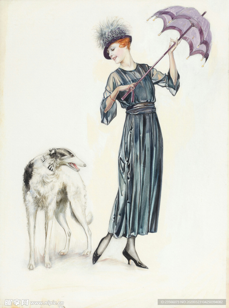 古典绘画油画美女