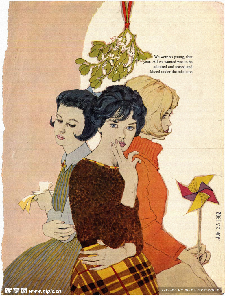 古典绘画油画美女