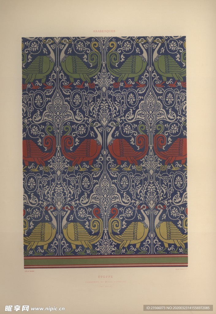 复古纸张花纹图案背景