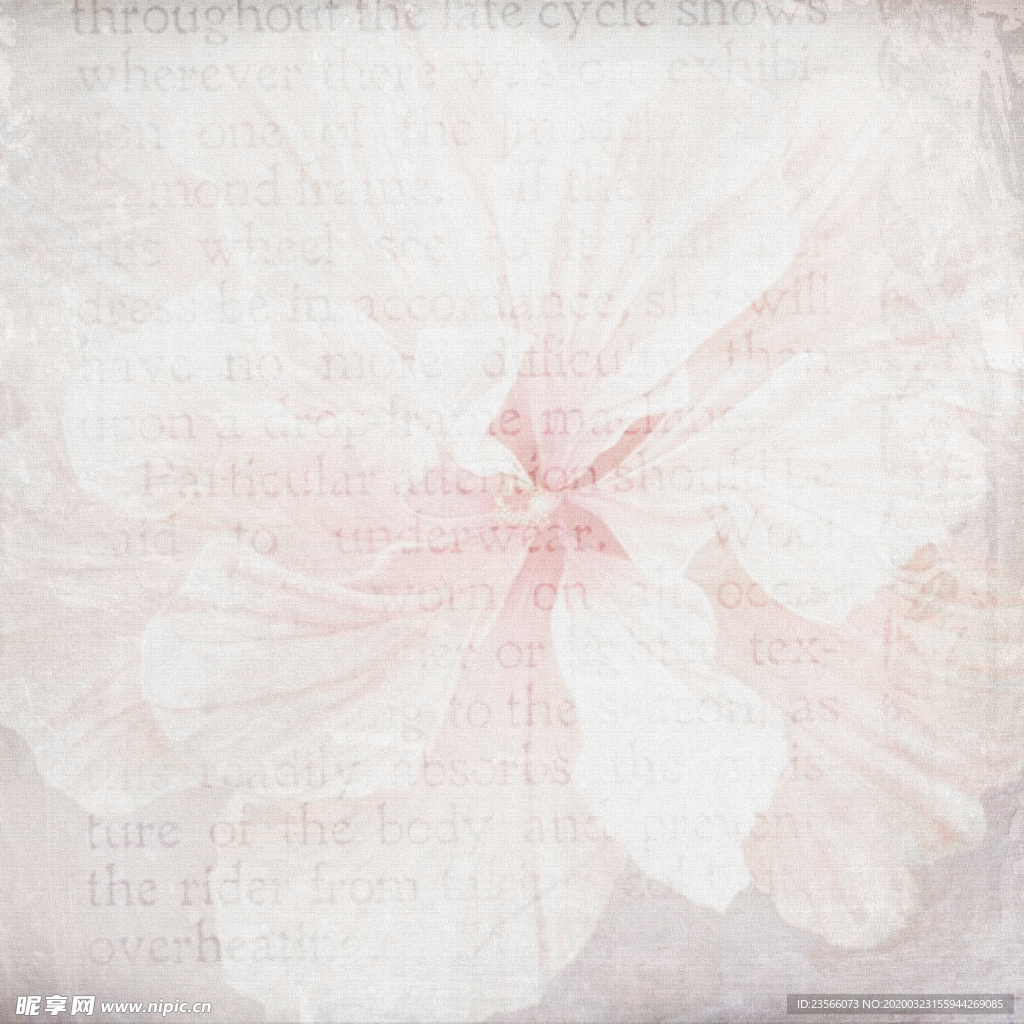 复古田园风花纹背景