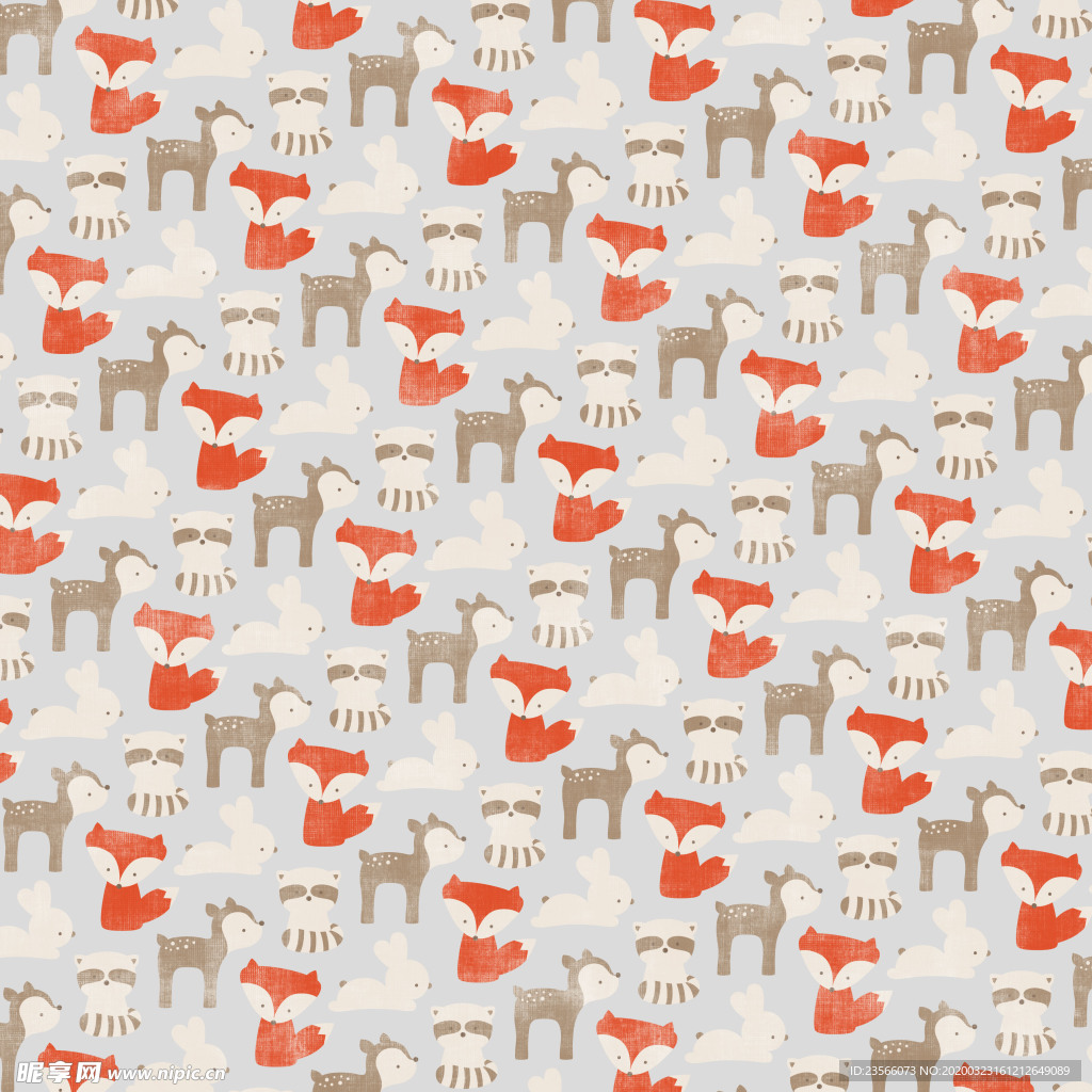 彩色无缝拼接花纹背景