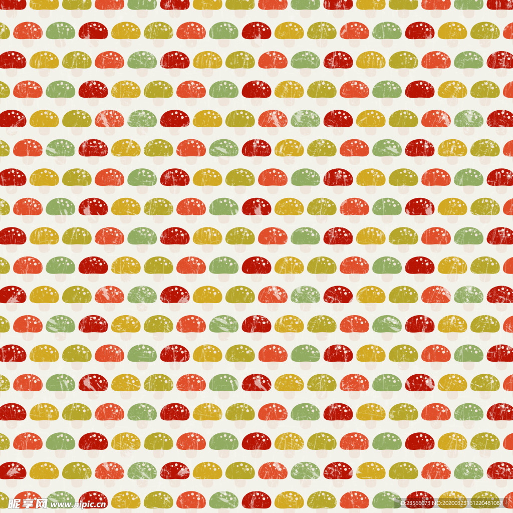 彩色无缝拼接花纹背景