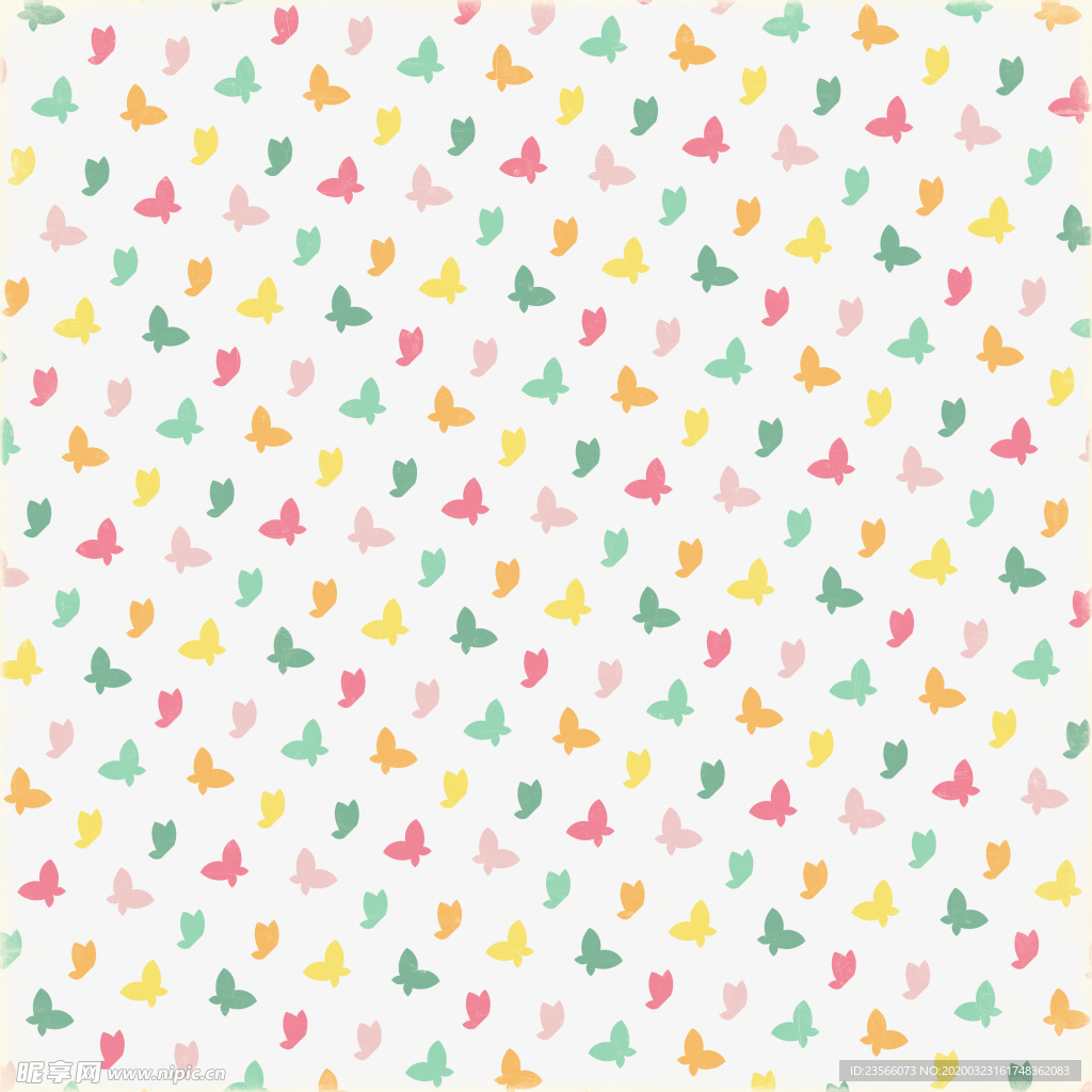 彩色无缝拼接花纹背景